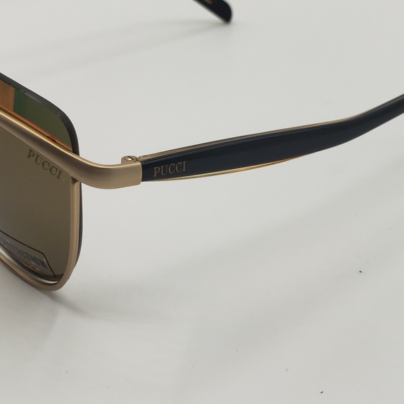 Emilio Pucci 60mm Rounded Sunglasses Matte gold/Pink main image 4